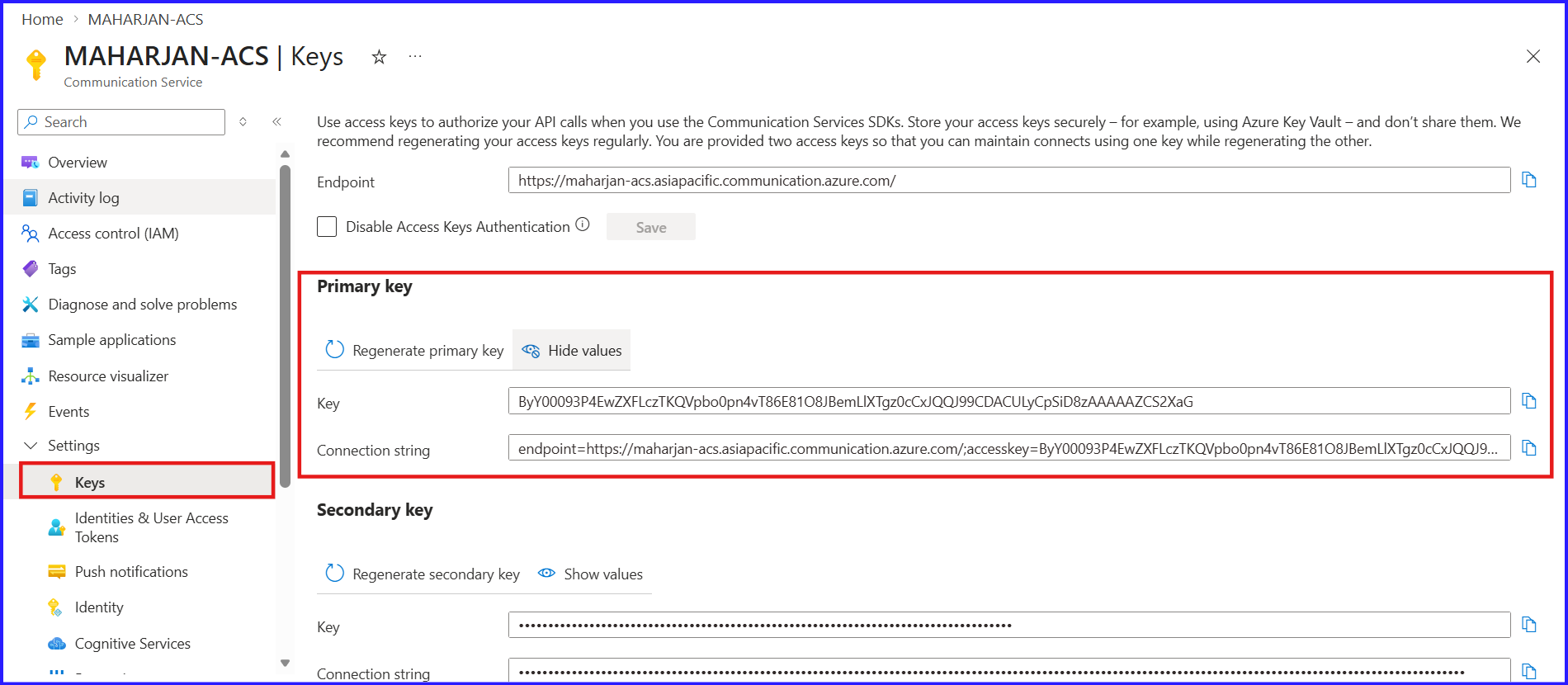 Azure Communication Services
