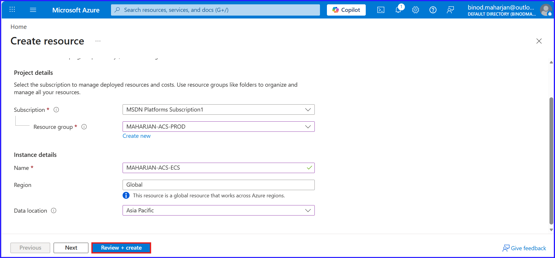 Azure Communication Services