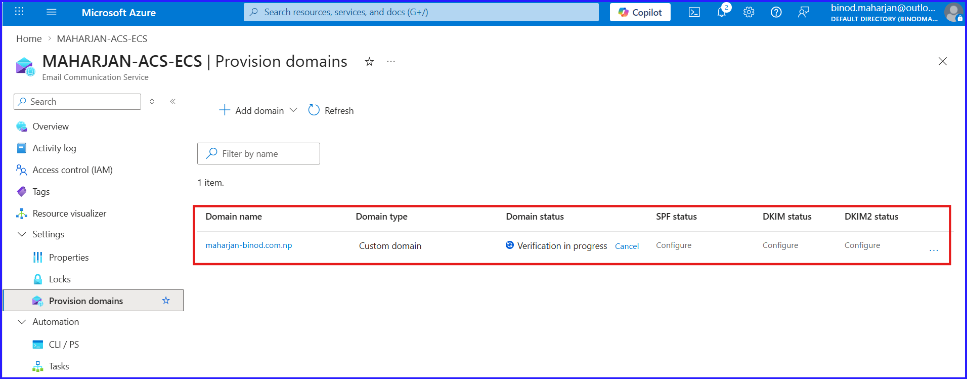 Azure Communication Services