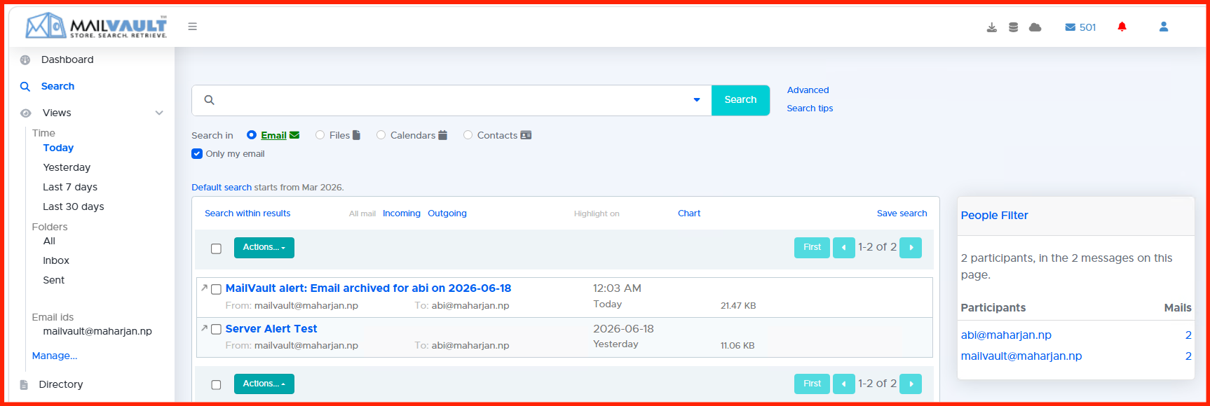 e-Discovery Logs Verification