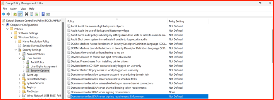 LDAP Issues unable to get DN