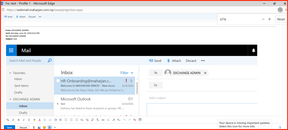 Broken OWA Image Forward