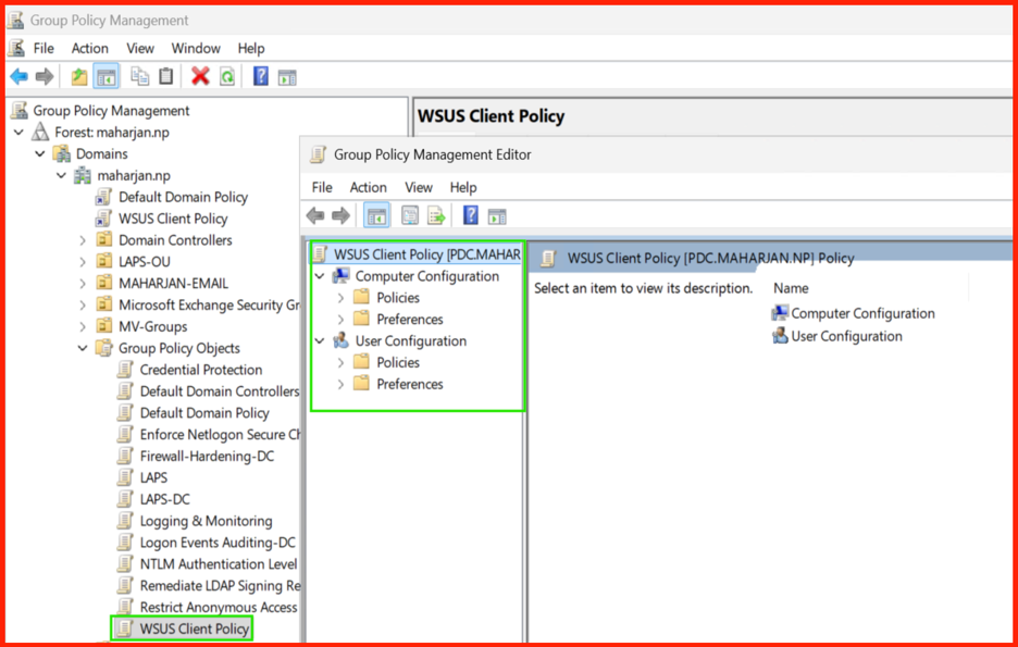 Creating a new GPO in Group Policy Management